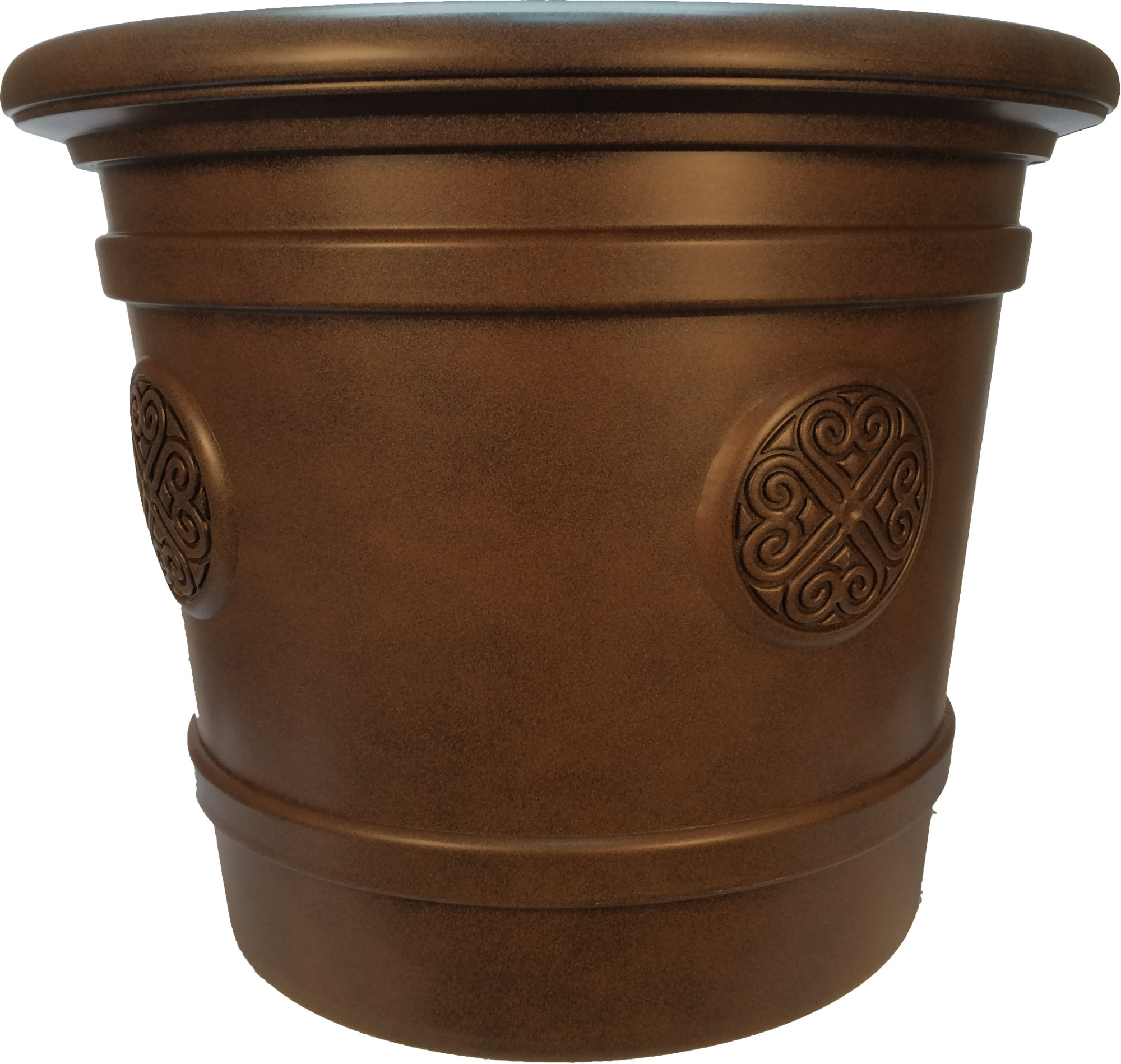 Е 80-5 Горшок-кашпо для цветов Medallion d=61 80 Л. Е80-5 Коричневый Цветочная коллекция 