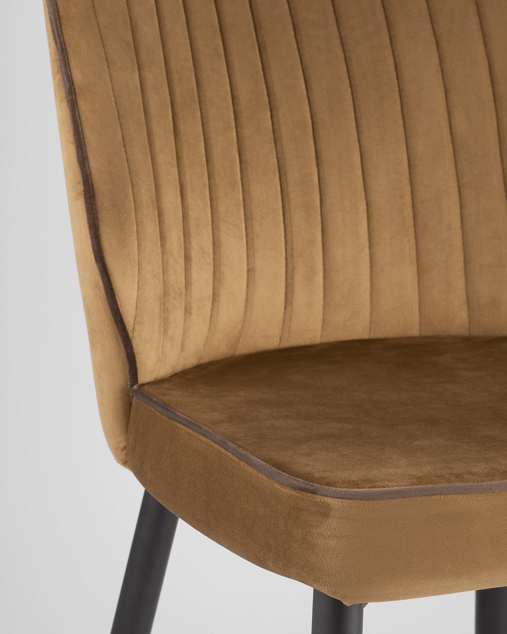 Стул со спинкой карамельный "Лоренс" STOOL GROUP ДИЗАЙНЕРСКИЕ, ИНТЕРЬЕРНЫЕ 00-3946150 Коричневый  - Вид №7