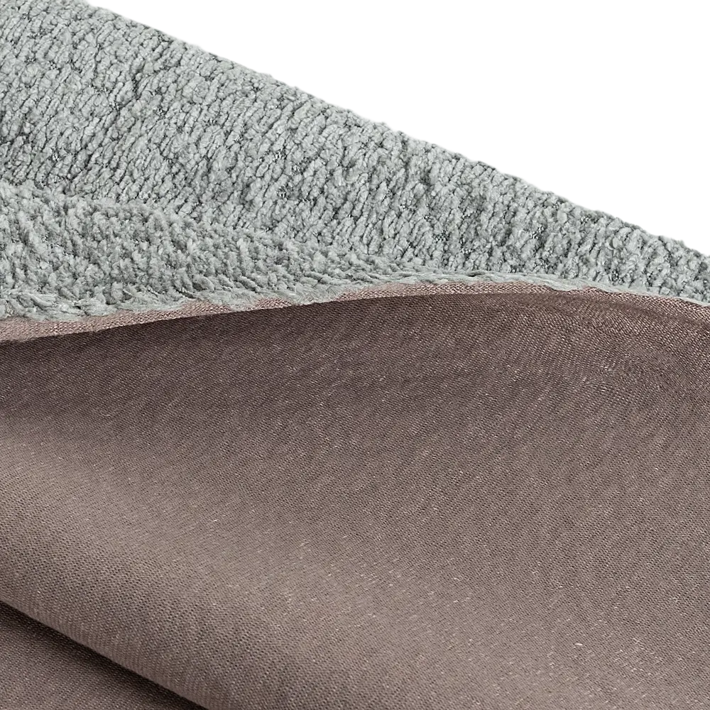 Ткань мебельная AMETIST Lamas Steel шенилл 140 см серый/серебристый 89424873 STLM-1573135 - Вид №1