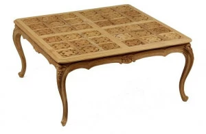 ASTELLO Квадратный садовый столик из тика Garance