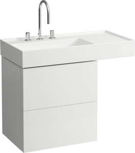 H4075690336431 Шкафчик под раковину, 2 ящика, включает в комплект органайзер, для раковин 810333, 810338, 810339, 813332 LAUFEN PRO