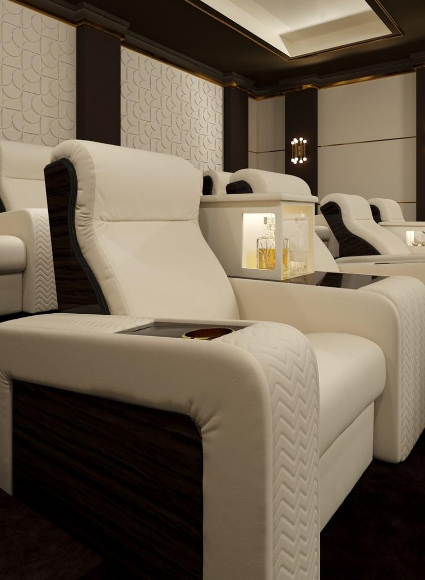 Vismara Design Откидывающееся кожаное сиденье для аудитории Luxury entertainment sun-id-1413377 - Вид №5