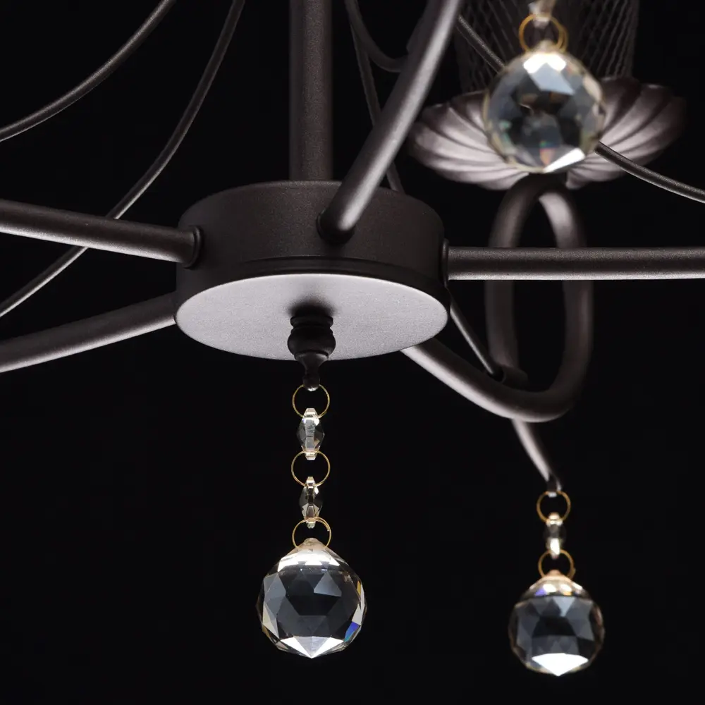 Люстра Аида 5xE14x60 Вт, металл, цвет тёмное дерево MW-Light STLM-2184509 - Вид №11