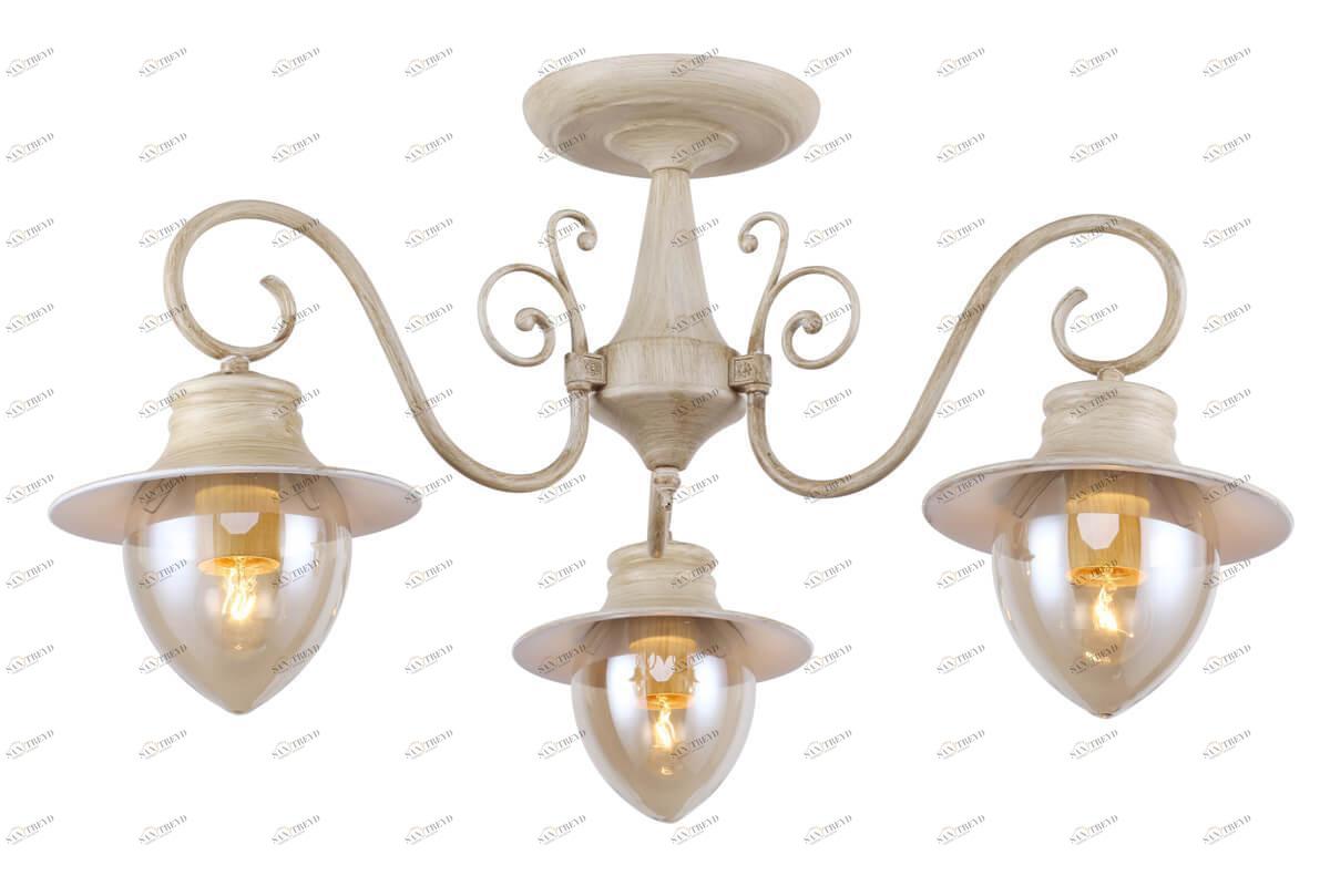 Потолочная люстра Rivoli Сomodita 5031-303 RIVOLI COMODITA 337028 Белый;прозрачный 
