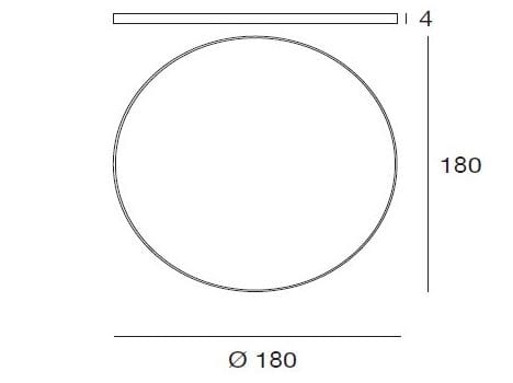 Круглое металлическое зеркало с рамкой Pacini & Cappellini Ron ARCH-00144209 - Вид №2