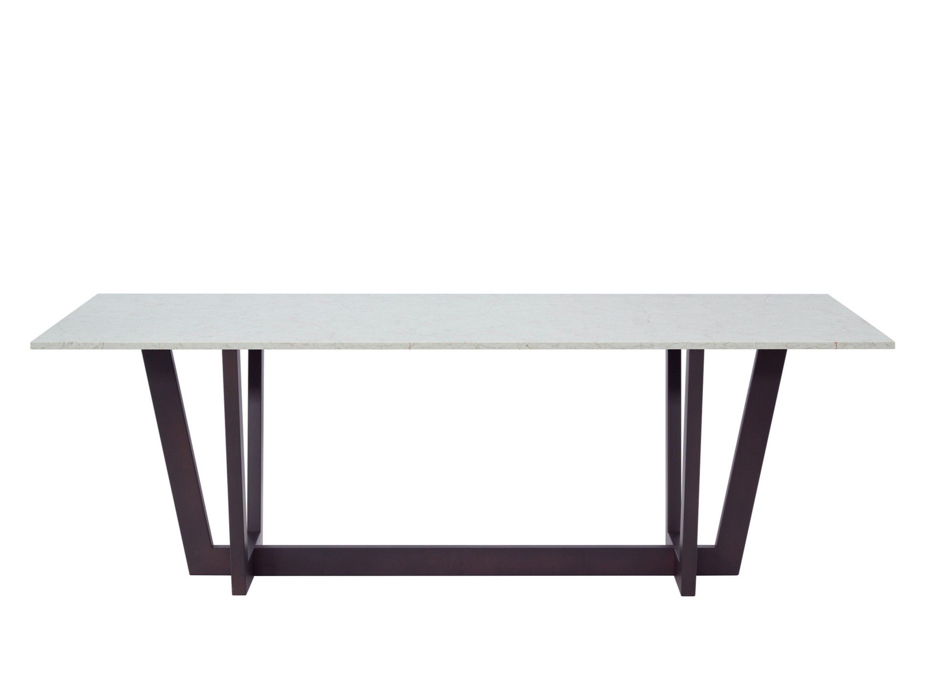 Прямоугольный стол со стальным основанием и кварцевым верхом ORO NERO Collection Tube ARCH-00119772 - Вид №1