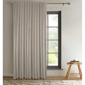 Штора на ленте Ника 200x270 см цвет бежевый