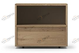 Callesella Arredamenti Прямоугольная прикроватная тумбочка из дуба с ящиками Cocò COCO sun-id-1469548