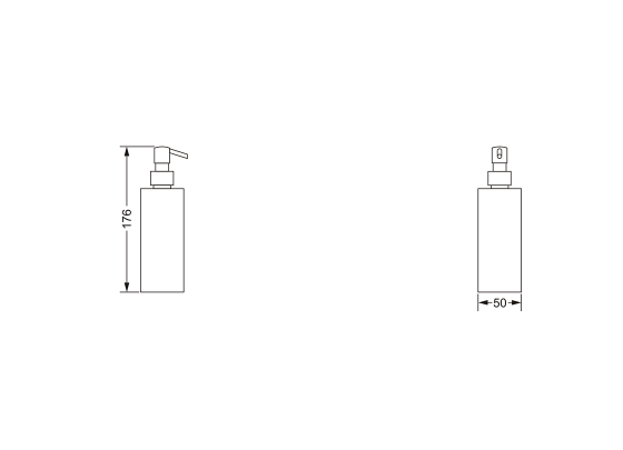 Дозатор для жидкого мыла JOERGER Plateau 630.00.016.000 - Вид №1