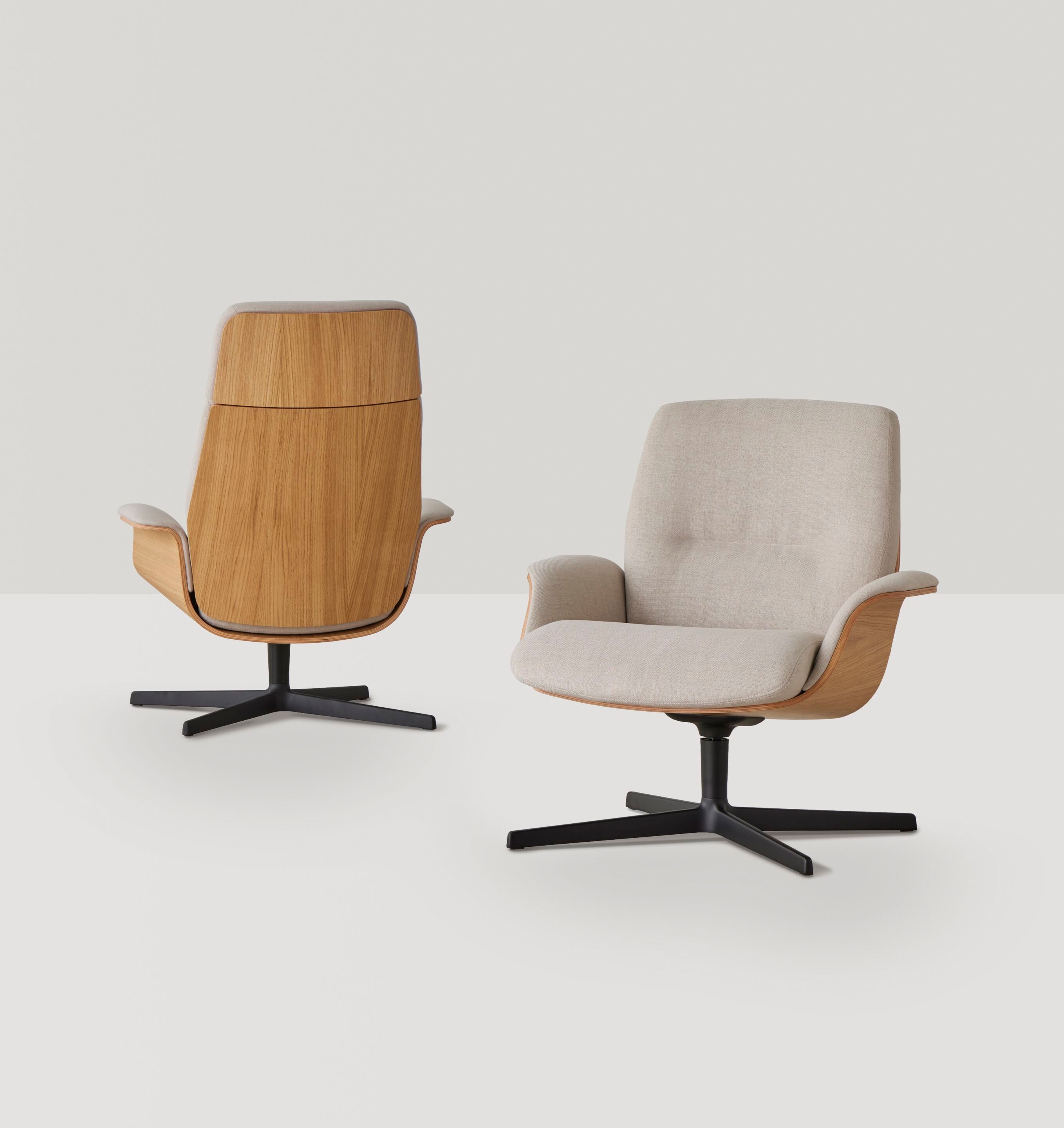 Тканевое вращающееся кресло INCLASS Rever ARCH-00043899 - Вид №3