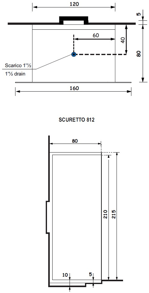 Gruppo Treesse Прямоугольная душевая кабина из стекла Sistema doccia sun-id-1463134 - Вид №6