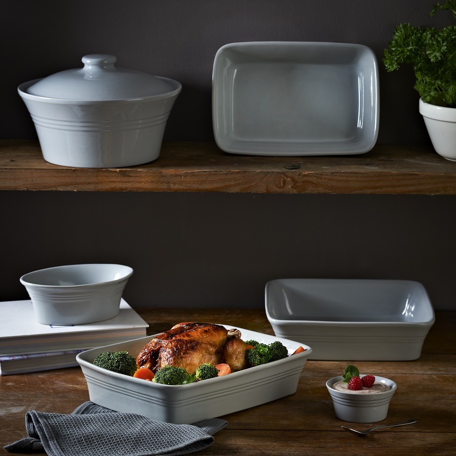2001.503 Блюдо для запекания classic kitchen, 26х26 см, серое Mason Cash  - Вид №1
