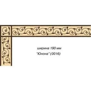 Художественный паркет Da Vinci Паркетный Бордюр 26-212 Орех Европейский (Грецкий) Селект (Гладкая) 1000х200 мм.