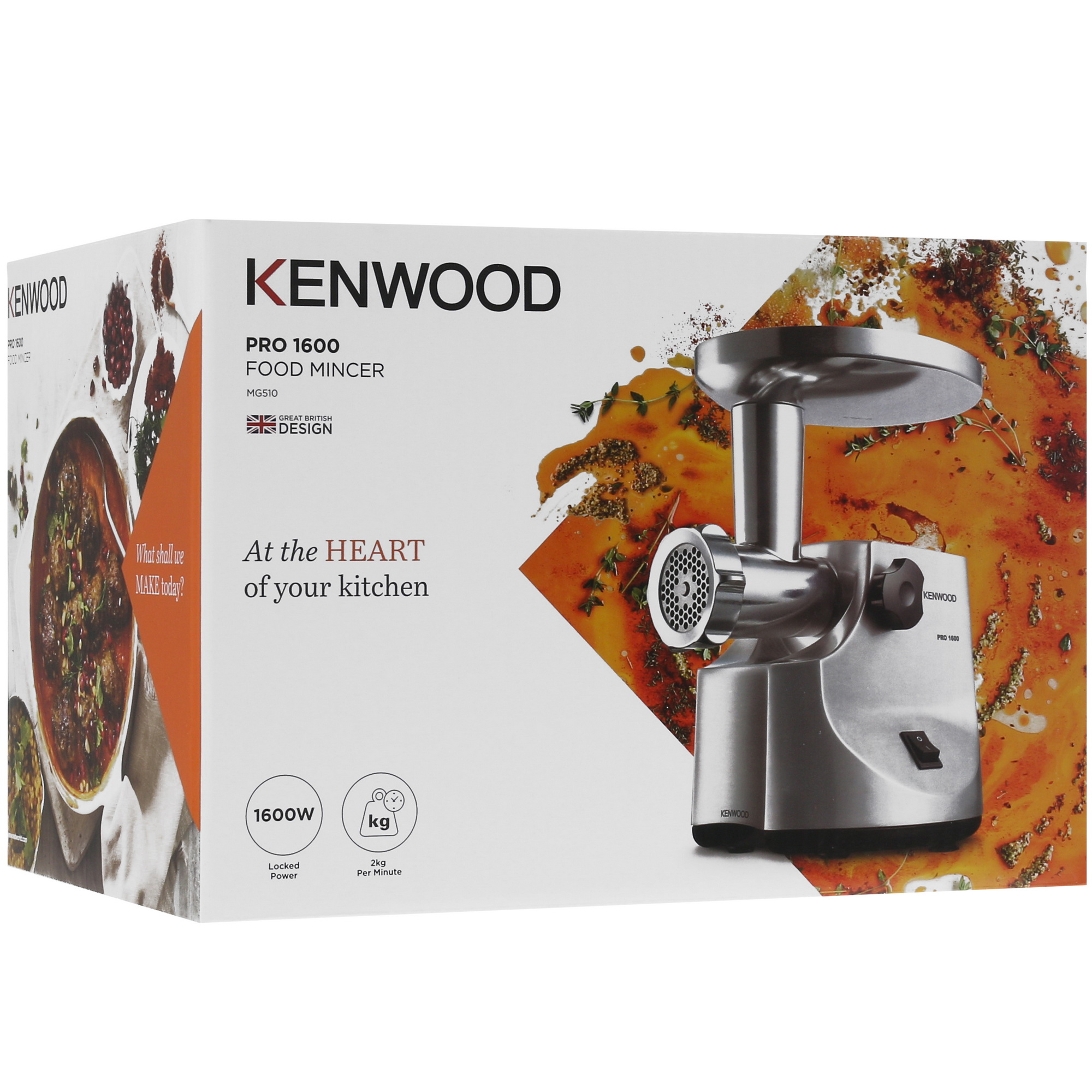 0141896 Мясорубка электрическая Kenwood MG510 серый STDN-0004651 - Вид №9