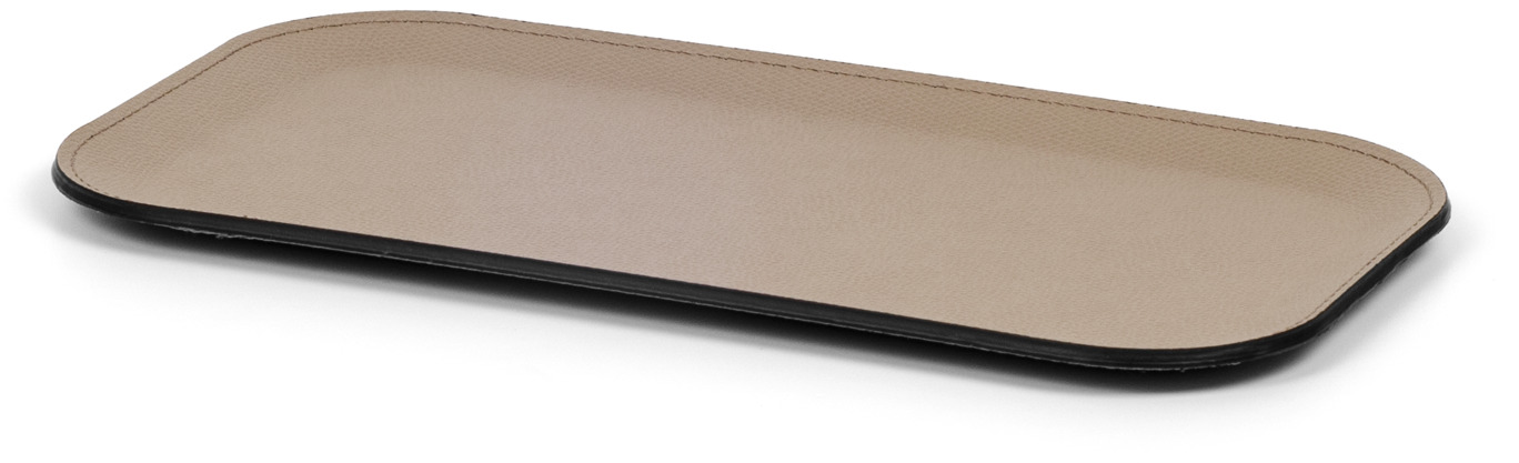 Виктор Прямоугольный поднос - 45x32 см / зернистая кожа_верблюжья