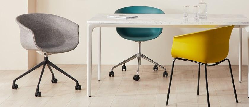 Grado Design Офисное кресло из полипропилена с 4-мя спицами на колесиках Queen Que-ch-03 - Вид №1