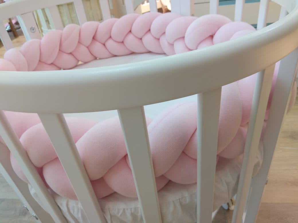 Бортик для люльки Bed плетеный розовый ELLIPSE ELLIPSE BED 351647 Розовый Santreyd  - Вид №1