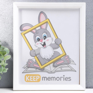 90335088 Рамка 3935799, 20х25 см, пластик, цвет белый Keep memories STLM-0189413 KEEP MEMORIES