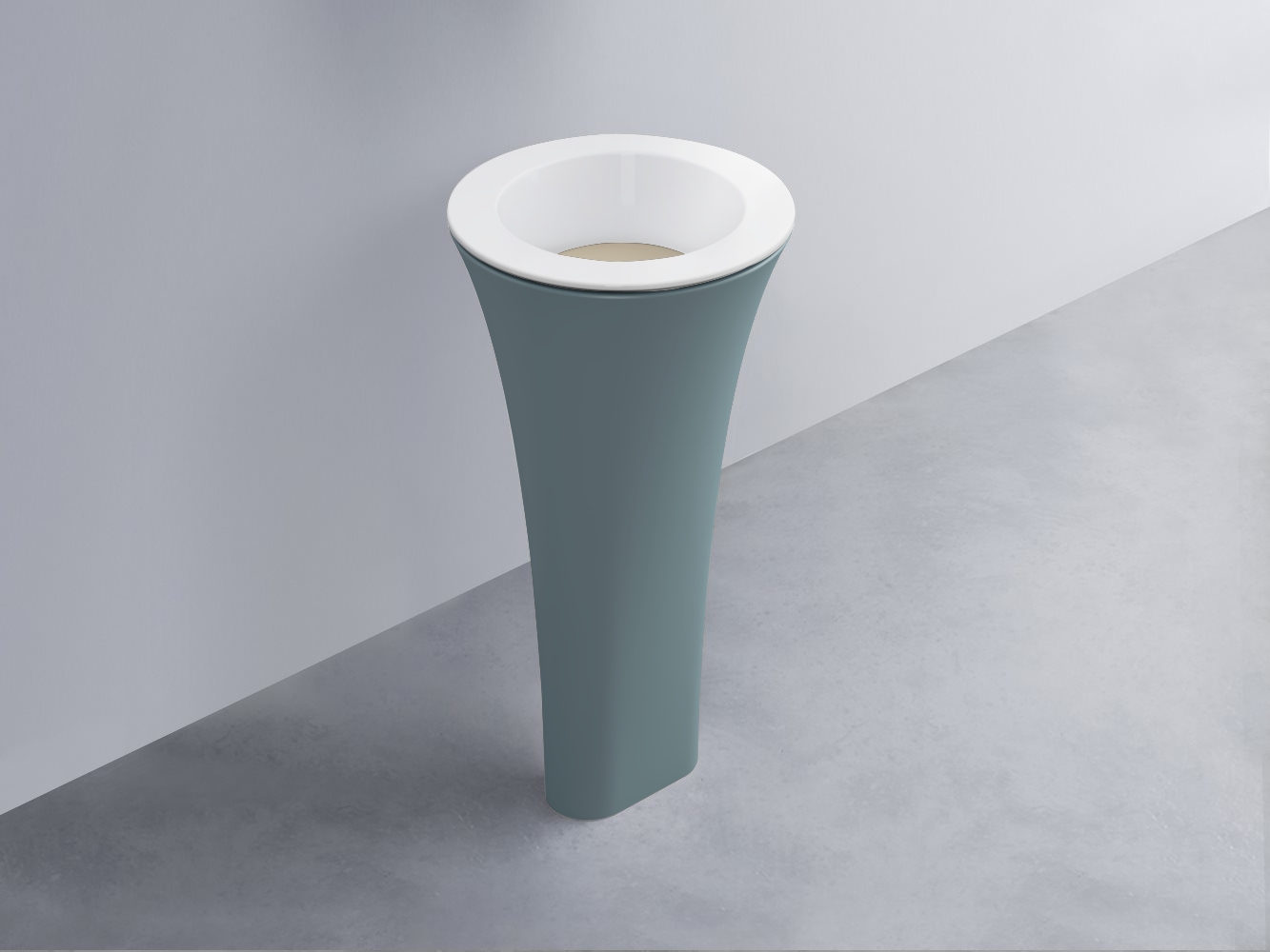 AMLA45-BL+AMPILT-LN+AMCOLT-PL Раковина Amedeo Tondo отдельностоящая cielo Enjoy + Amedeo Ceramica Cielo