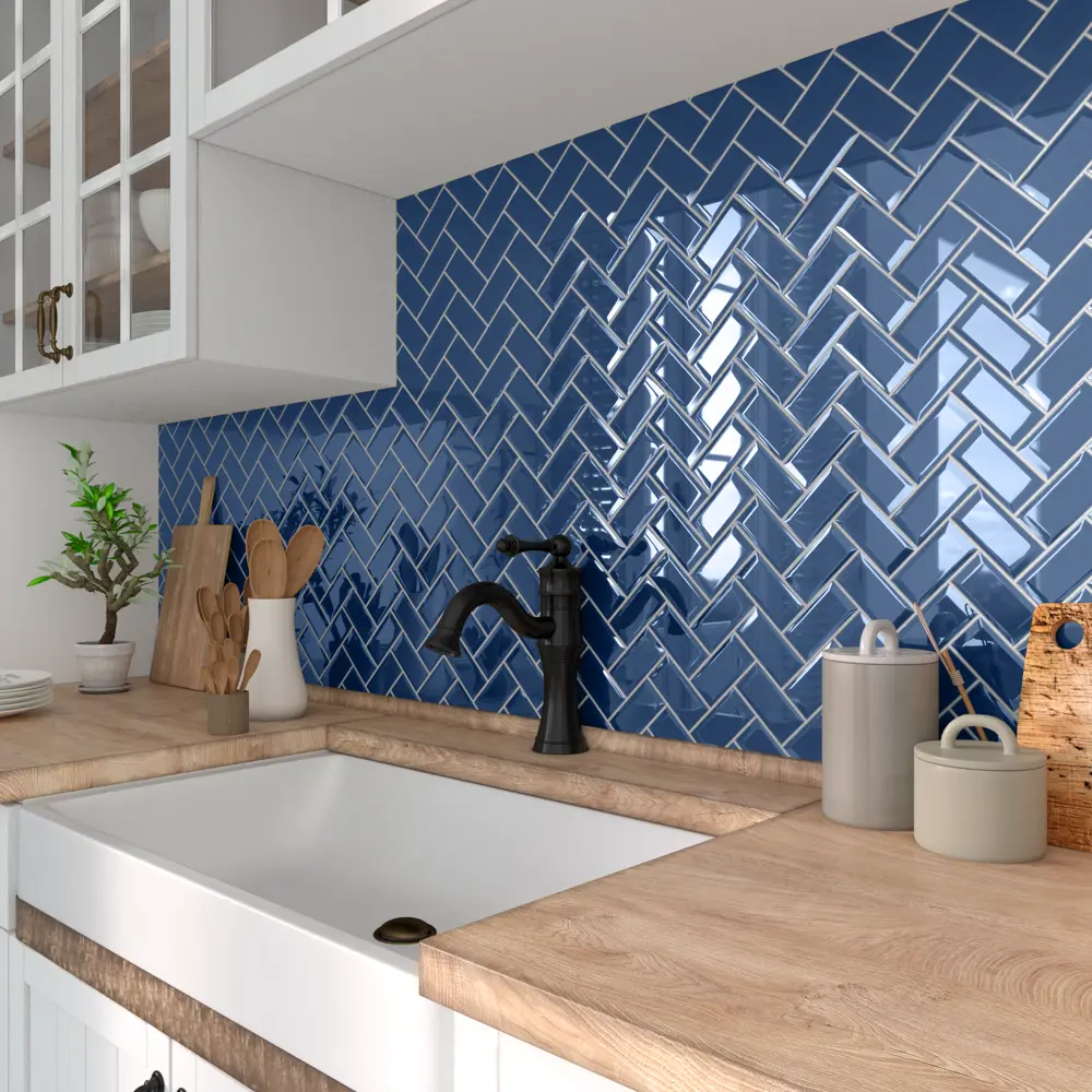 Мозаика Artens METRO - элегантное решение для интерьера в синем цвете 82661952 STLM-0033160 - Вид №8