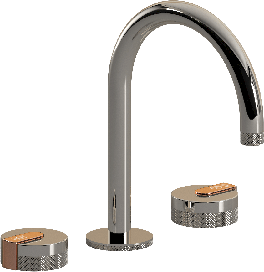 E-11512-R1PN-L1RG-PN Смеситель для умывальника на 3 отвертия GRAFF MOD+