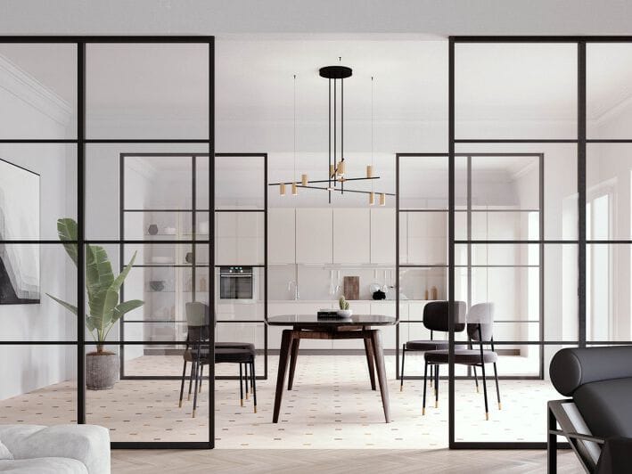 Стеклянная перегородка ARLU Divina ARCH-00075501