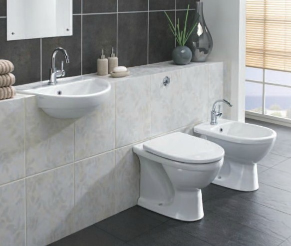 RE1438WH Приставной унитаз Twyford Refresh Santreyd  - Вид №1