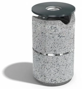 ENCHO ENCHEV - ETE Бетонный мусорный бак с крышкой для улицы  127