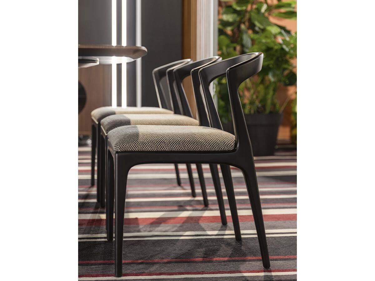 Деревянный стул с мягким сиденьем SCAPPINI & C LOLA ARCH-00108770 - Вид №4