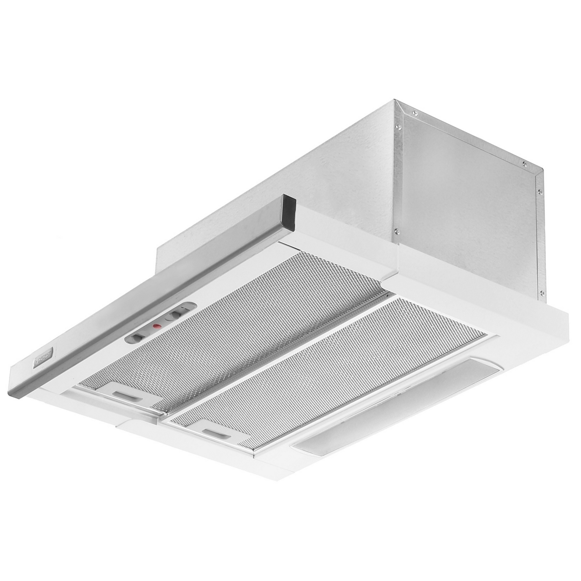 7941245 Вытяжка телескопическая Gefest ВО 4601 К20 белый/серебристый STDN-0132726 - Вид №2