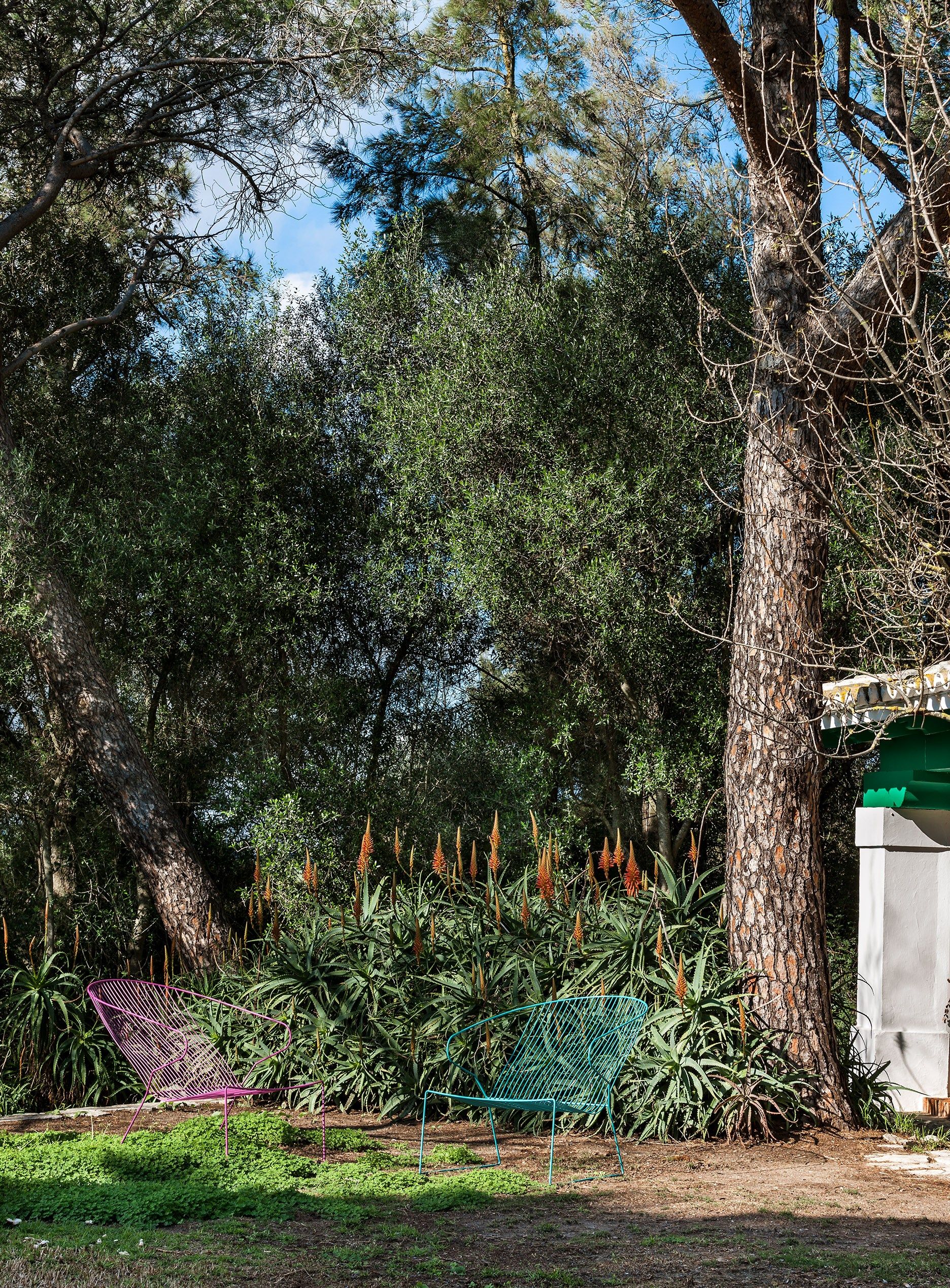 Стальной штабелируемый садовый стул с подлокотниками iSimar Bolonia ARCH-00080085 - Вид №10