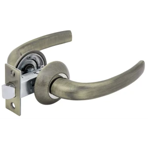 Дверные ручки Фабрика Замков 07L 100 без запирания алюминий гальваническое покрытие цвет античная бронза