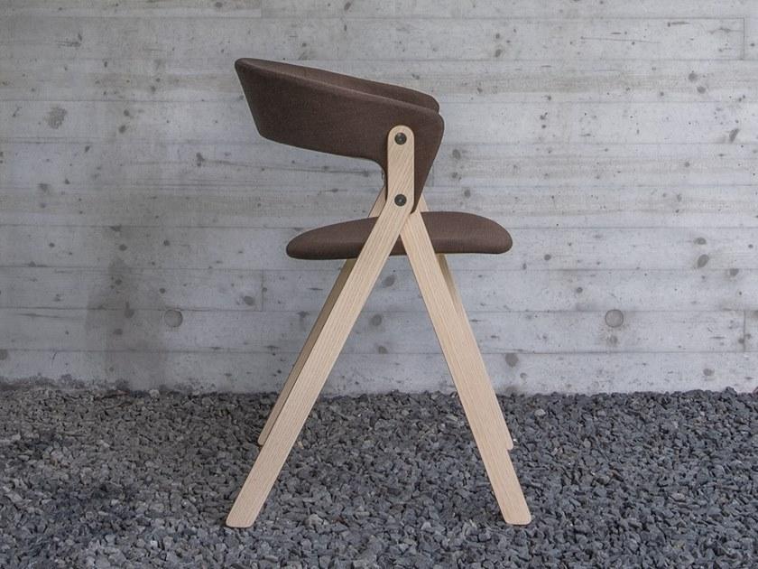 Bedont Стул из фанеры и ткани с открытой спинкой 20.20 sun-id-1487209 - Вид №3