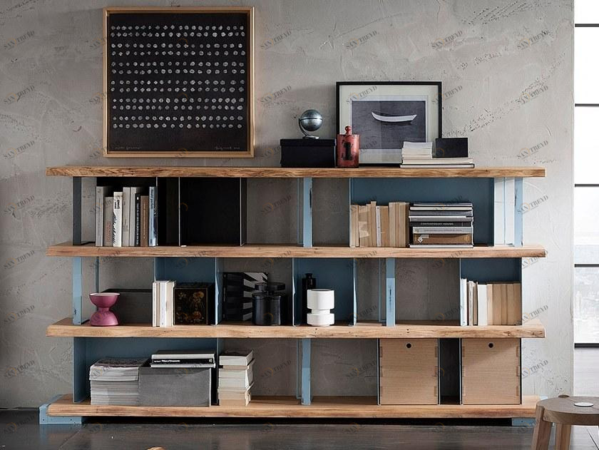 AltaCorte Открытый книжный шкаф из железа с ящиками Ecolab 2 sun-id-1490805