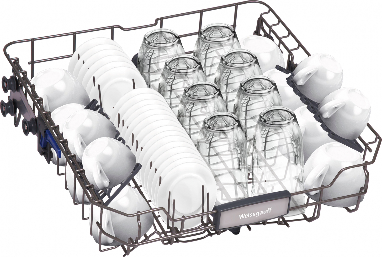 BDW 6043 D Полноразмерная, 815х596х550 мм, электронное управление, 14 коплектов, 7 программ,7 температурных режимов, конденсационная сушка, 2 полки для чашек, led индикация и дисплей, индикатор наличия соли, индикатор наличия ополаскивателя, отсрочка стар Santreyd  - Вид №5