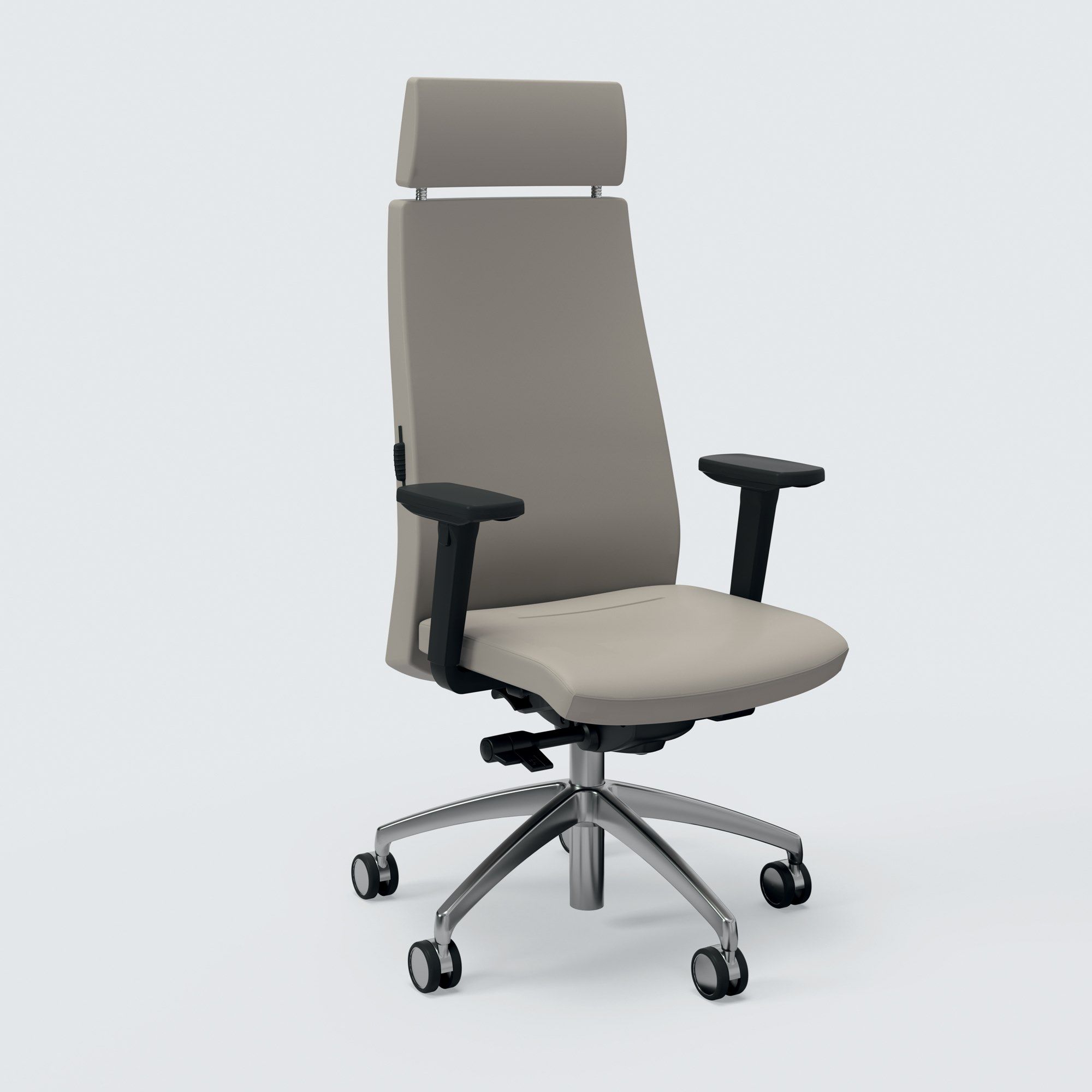 Кожаное вращающееся офисное кресло с подголовником Ares Line Trendy ARCH-00054457 - Вид №2