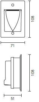 Cariboni group Настенный светодиодный стремянка Fin sun-id-1411802 - Вид №2