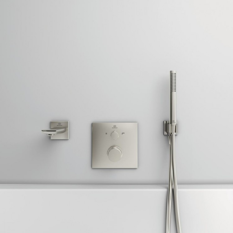 A7522GN Встраиваемый индивидуальный термостатический смеситель для ванны/душа Ideal Standard CERATHERM C100  - Вид №2