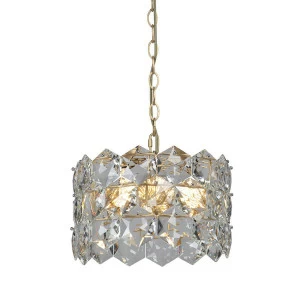 Люстра подвесная золотистая Vitaluce V5287-8/6 VITALUCE ДИЗАЙНЕРСКИЕ 00-3888451 Золото;прозрачный