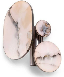 Visionnaire Бра из оникса с фиксированным кронштейном Rebel