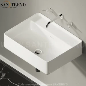 ACER0705P0RZ Подвесная раковина настенная прямоугольная Agape  белая