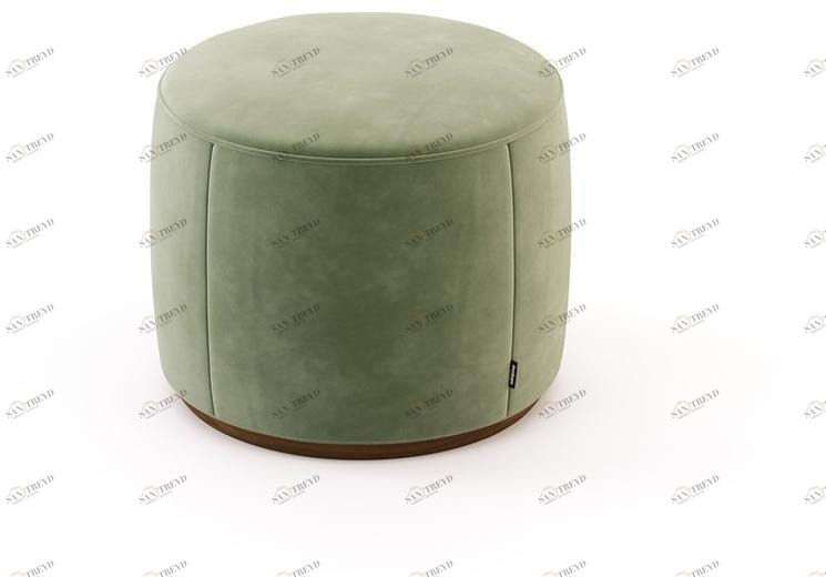 Domkapa Круглый бархатный пуф  Dkh14 
