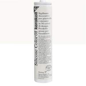 90813307 Герметик KERAKOLL SILICONE COLOR 01 Снежно-белый 310мл STLM-1521372