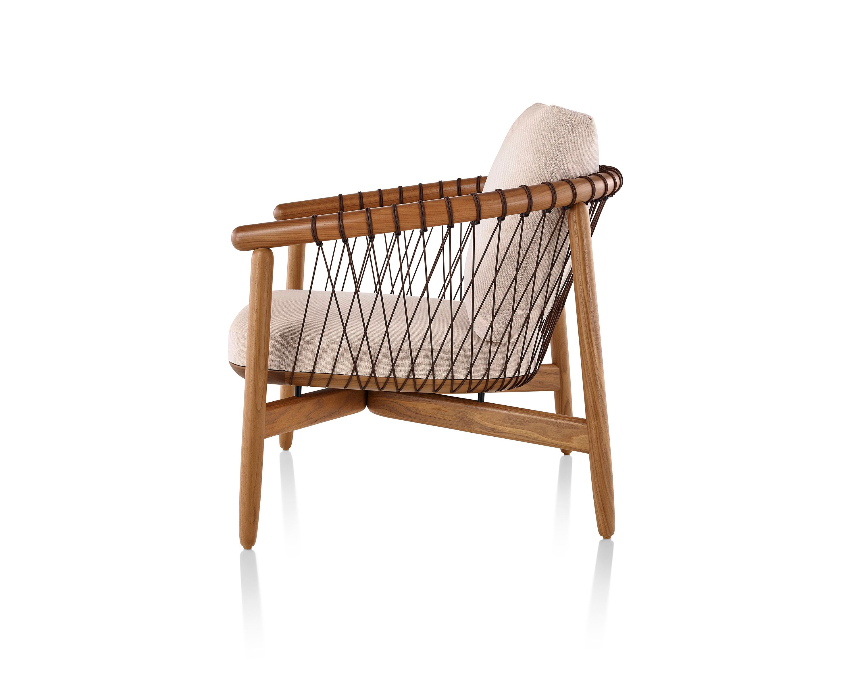 Кресло из дерева и ткани с подлокотниками Herman Miller Crosshatch ARCH-00123148 - Вид №34
