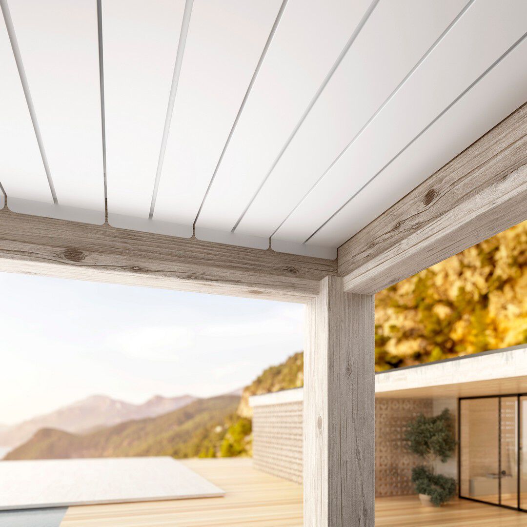 Самонесущая пергола из алюминия с поворотными пластинами BIZZOTTO OCEAN ARCH-00042235 - Вид №51