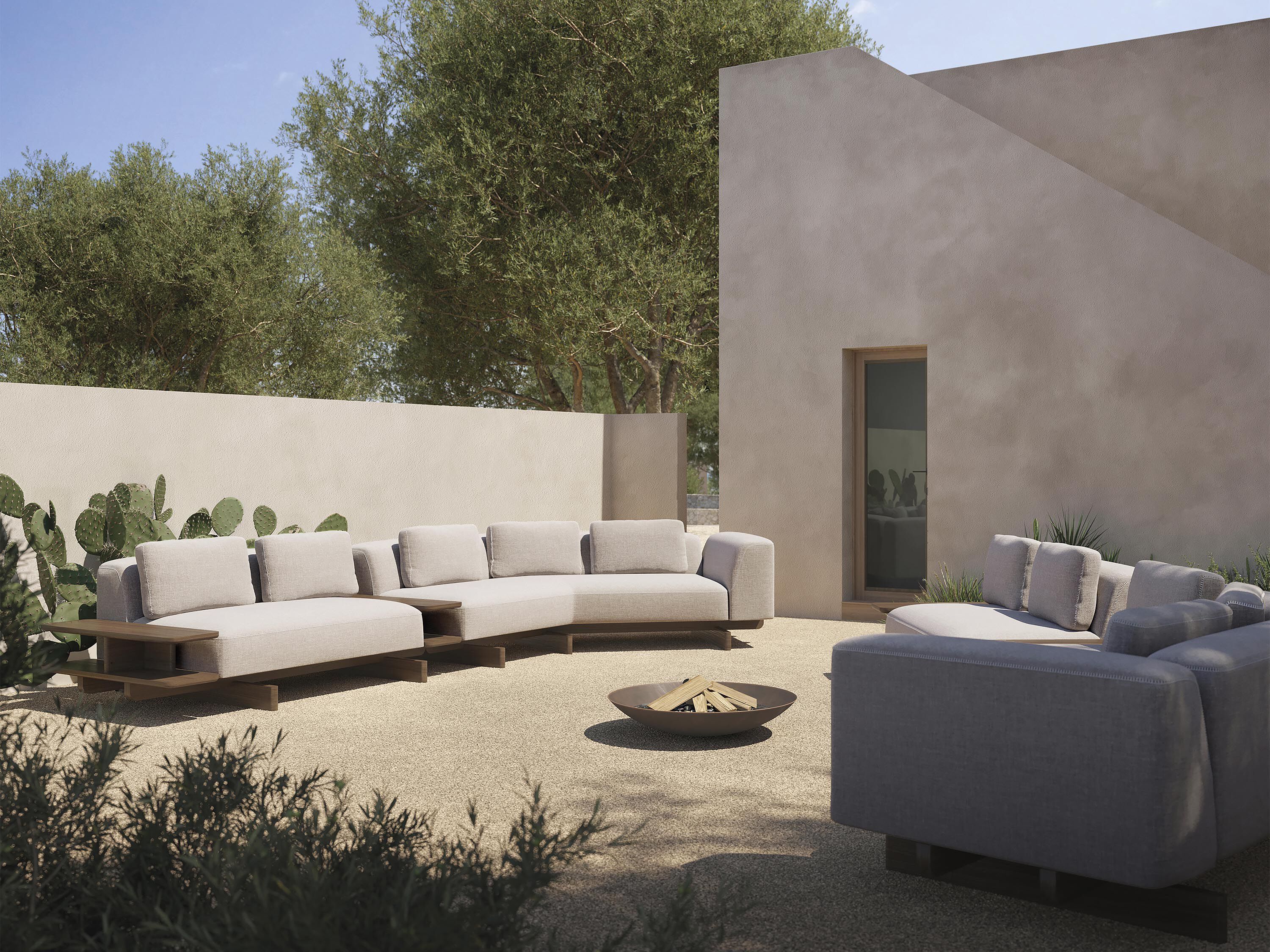 Ткань сад диван Andreu World Afuera ARCH-00059757