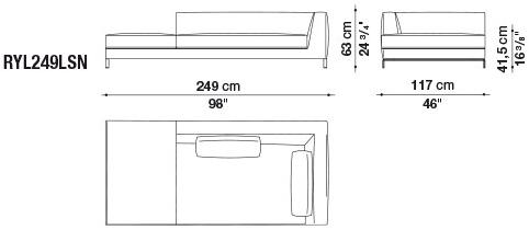 B&B Italia Модульный угловой диван из ткани Ray sun-id-1435354 - Вид №22