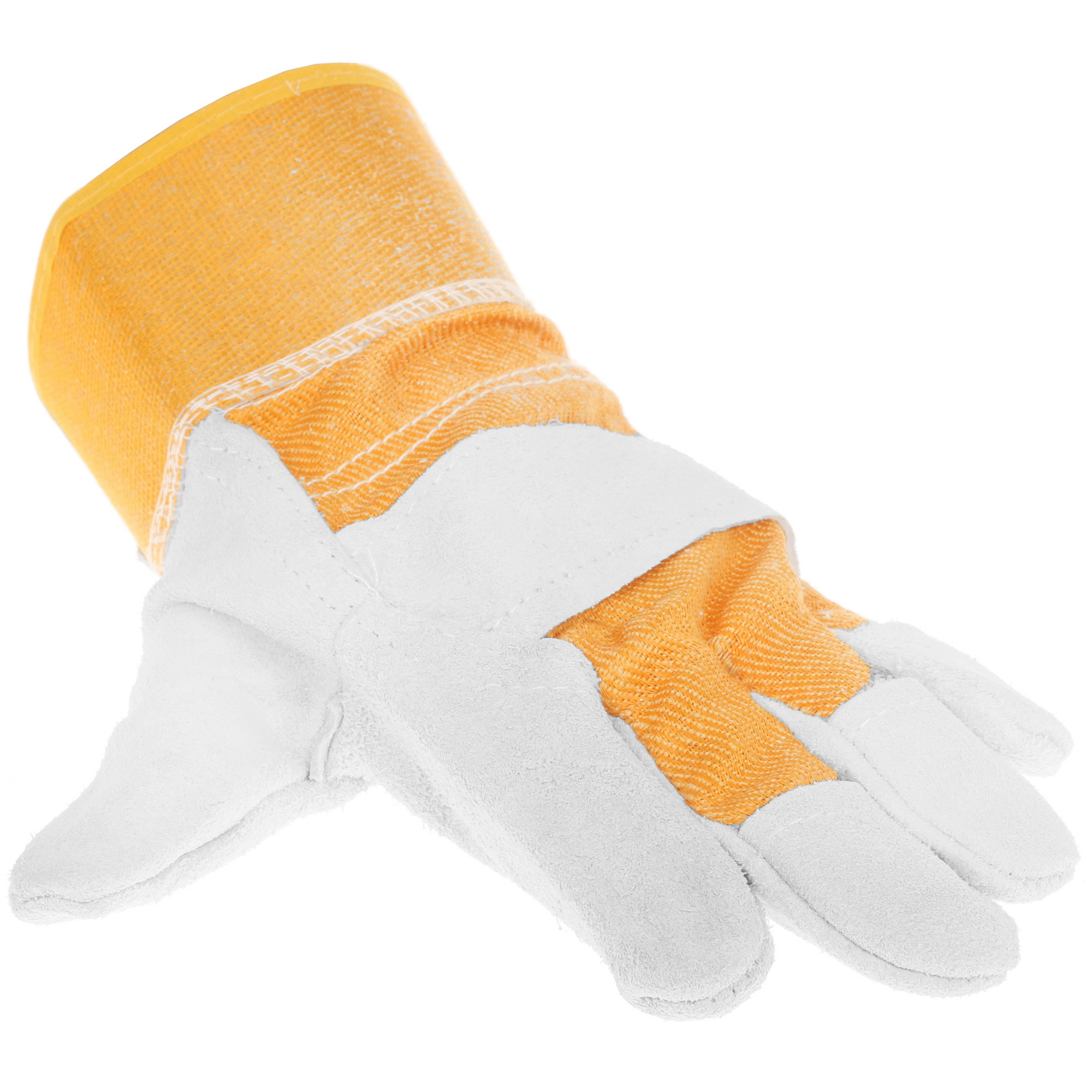 Перчатки спилковые/кожаные FinePower WGC0221 4814587 STDN-0010021 - Вид №2