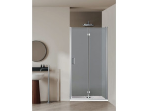 Хрустальная ниша душевая кабина с книжной дверью