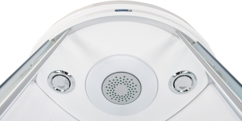 Душевая кабина Aquanet Malibu 86x86 с паром, прозрачное стекло 172287 - Вид №3